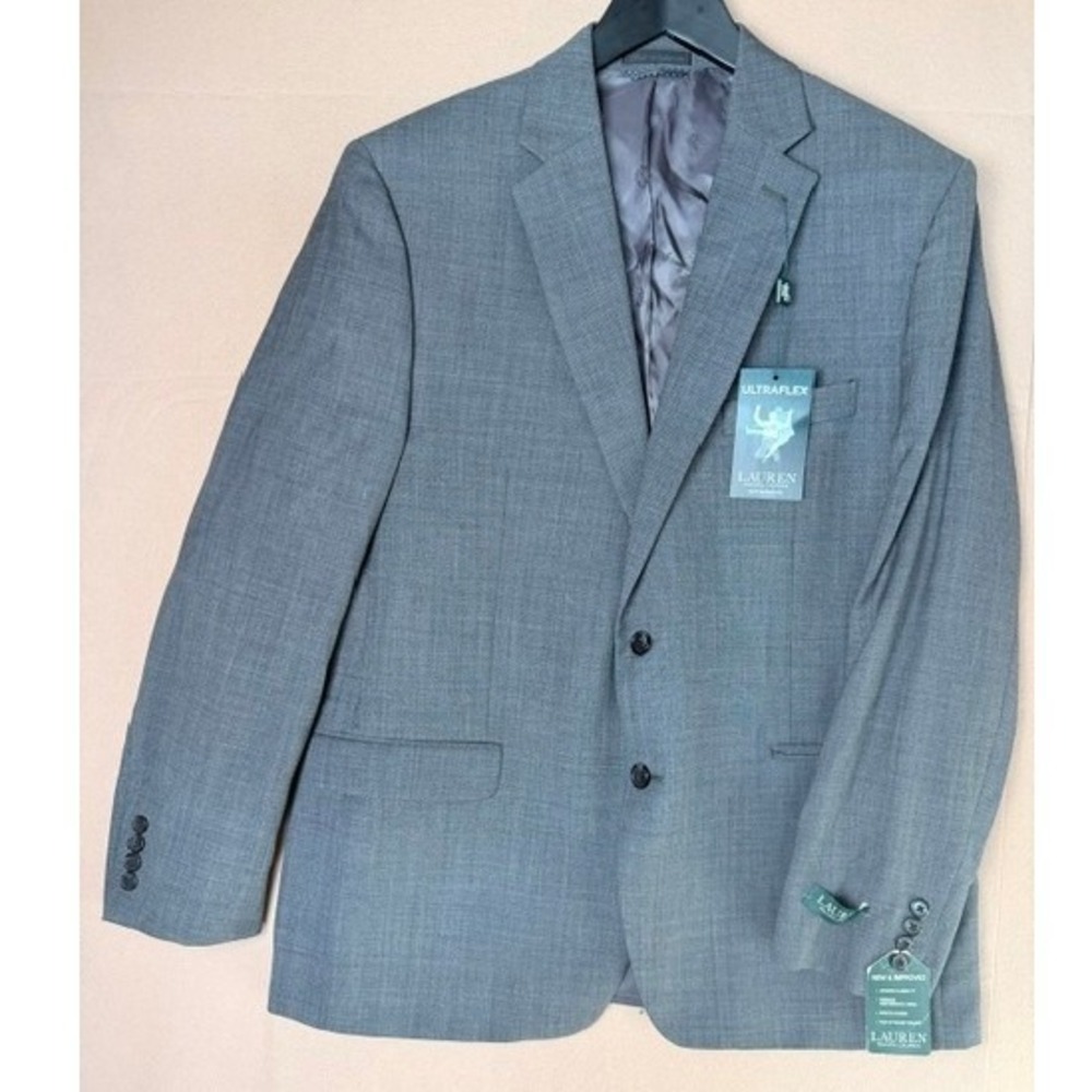 Lauren Ralph Lauren Latimore UltraFlex Blazer 44R Gray NWT Men's Sport Coat